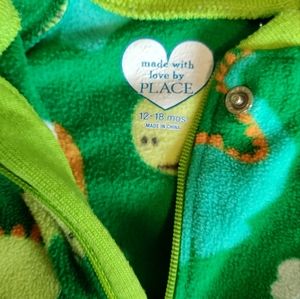 12-18m dino footie pjs